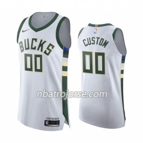 Män Milwaukee Bucks Tröja Skräddarsydda 2019-20 Nike Association Edition Swingman